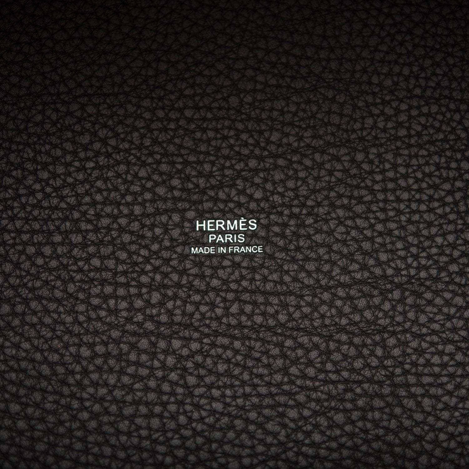 Hermes Black Clemence Picotin Lock 22cm Palladium Hardware