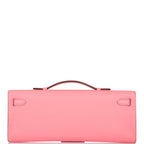 Hermes Rose D'ete Swift Kelly Cut Palladium Hardware