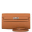 Hermes Gold Epsom Kelly Wallet To Go Palladium Hardware