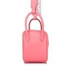 Hermes Rose D'Ete Swift Mini Lindy Palladium Hardware
