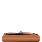 Hermes Gold Epsom Kelly Wallet To Go Palladium Hardware
