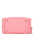 Hermes Rose D'Ete Swift Mini Lindy Palladium Hardware