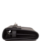 Hermes Black Chevre Kelly Wallet To Go Palladium Hardware