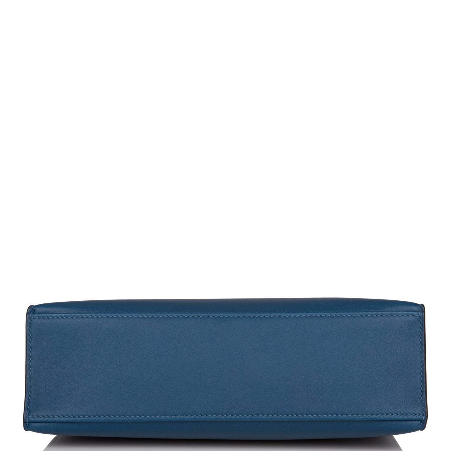 Hermes Deep Blue Swift Mini Kelly Pochette Gold Hardware