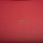Hermes Rose Sakura Clemence Picotin Lock 18cm Palladium Hardware