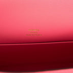 Hermes Rose Azalee Swift Mini Kelly Pochette Gold Hardware