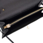 Hermes Black Epsom Kelly Wallet To Go Gold Hardware
