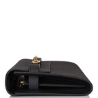Hermes Black Epsom Kelly Wallet To Go Gold Hardware