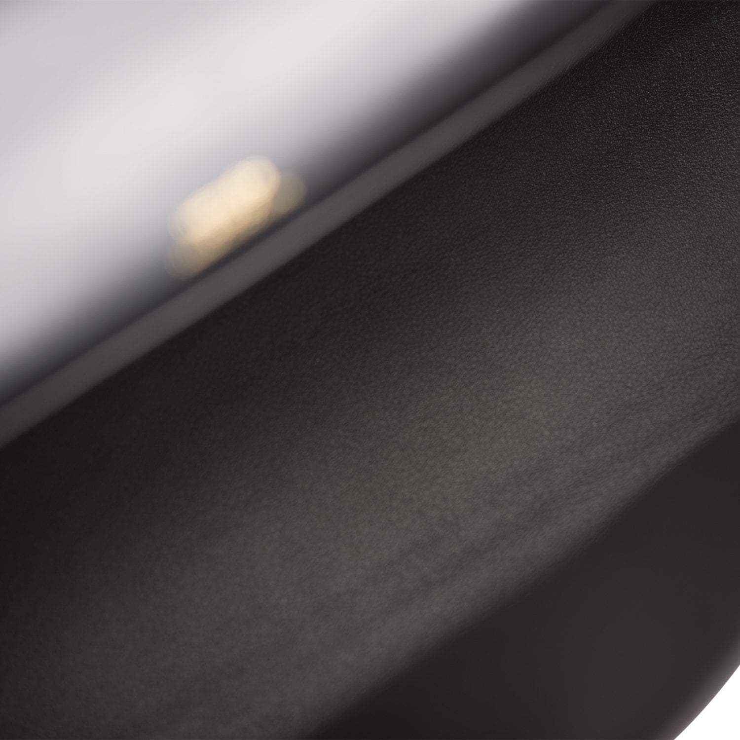 Hermes Black Swift Mini Kelly Pochette Rose Gold Hardware