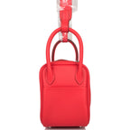 Hermes Rouge de Coeur Swift Mini Lindy Palladium Hardware