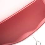 Hermes Rose Sakura Swift Mini Kelly Pochette Palladium Hardware