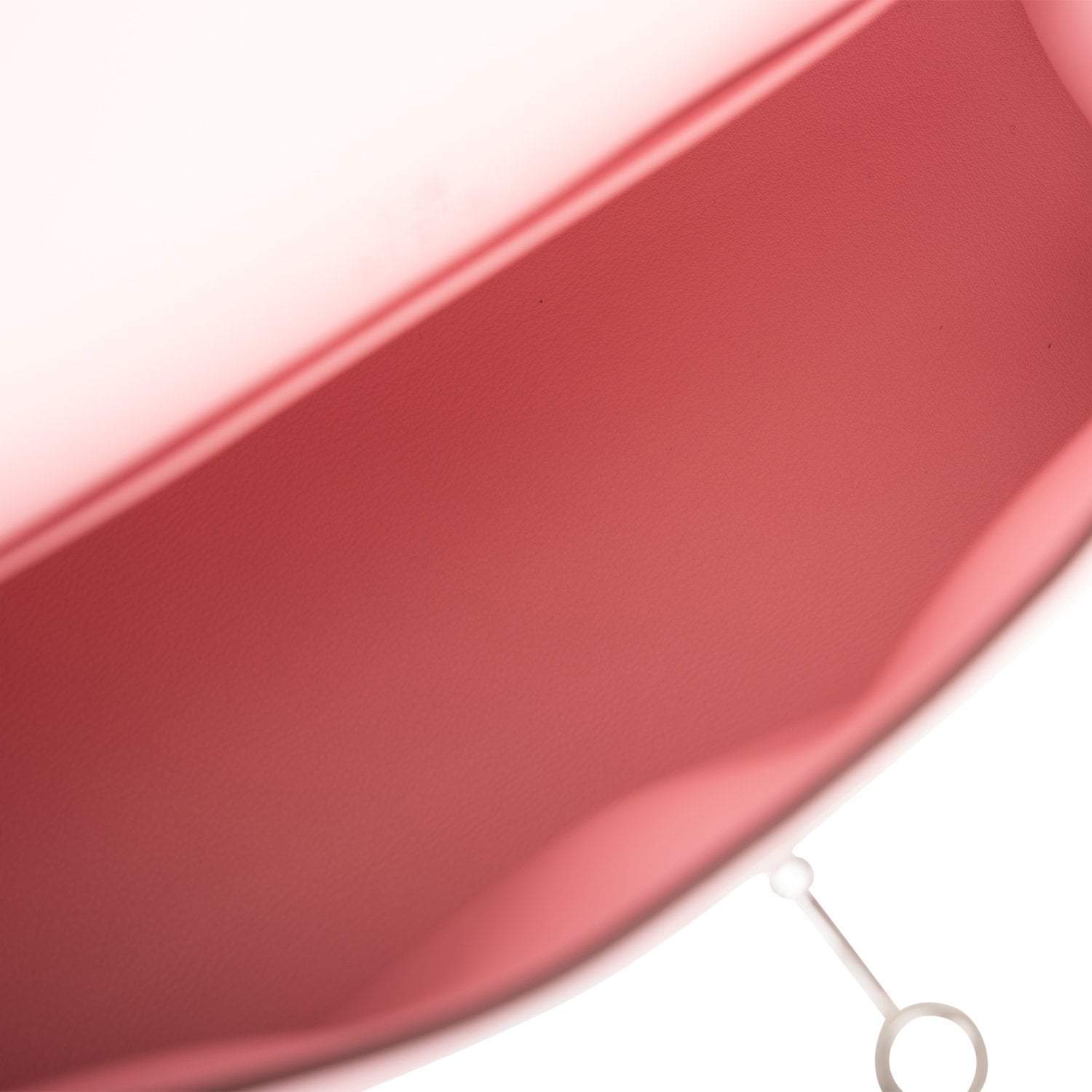 Hermes Rose Sakura Swift Mini Kelly Pochette Palladium Hardware