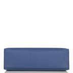 Hermes Kelly Pochette Bleu Brighton Swift Palladium Hardware