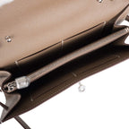 Hermes Etoupe Epsom Kelly Wallet To Go Palladium Hardware