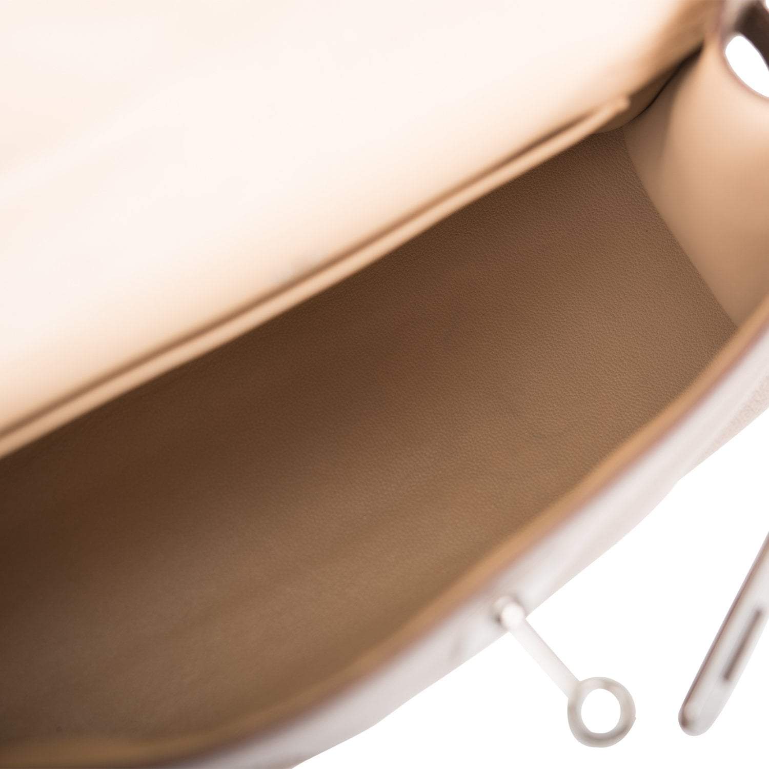 Vintage Hermes Kelly Pochette Bronze Chèvre Ruthenium Hardware