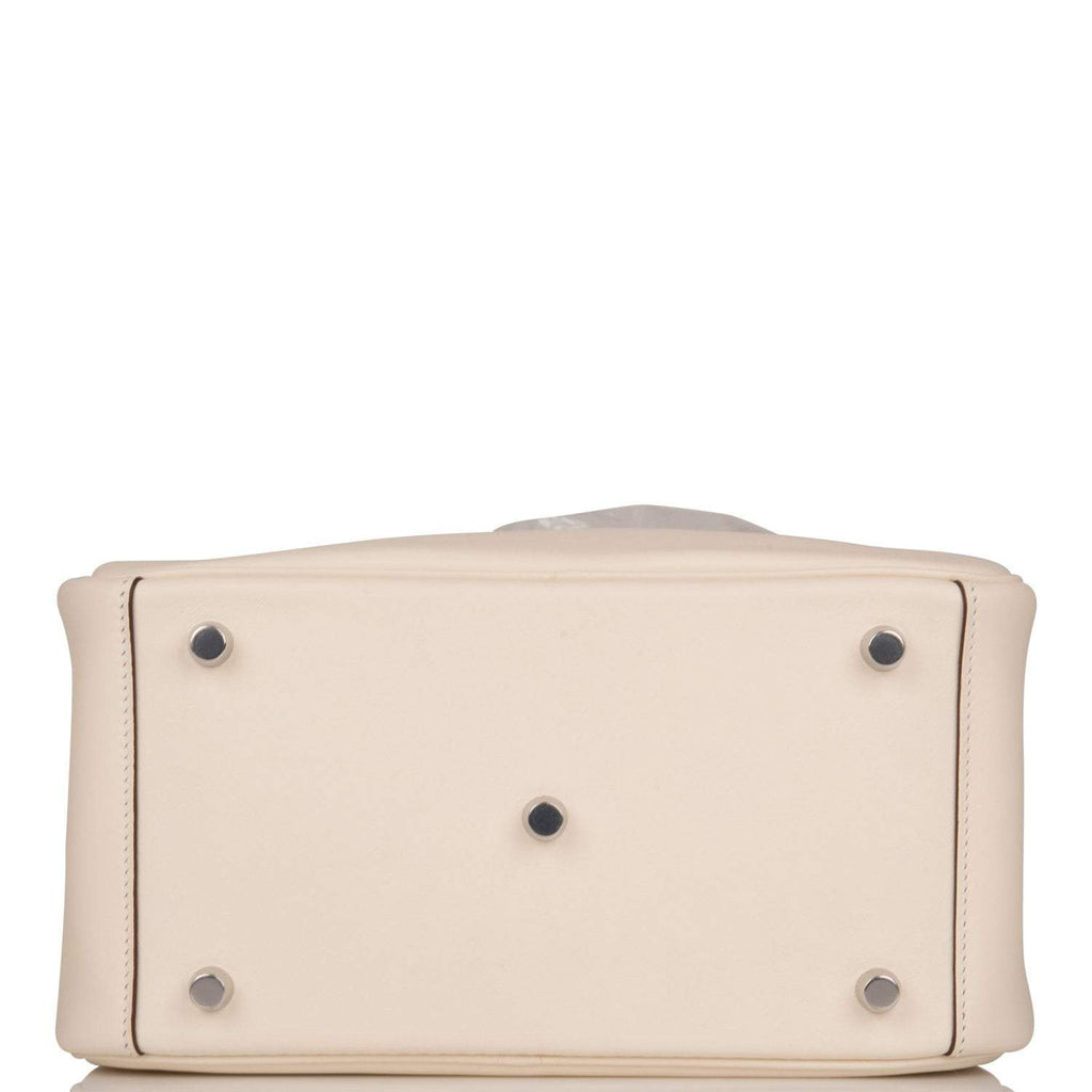 Hermes Lindy 26cm Nata Verso Swift Palladium Hardware