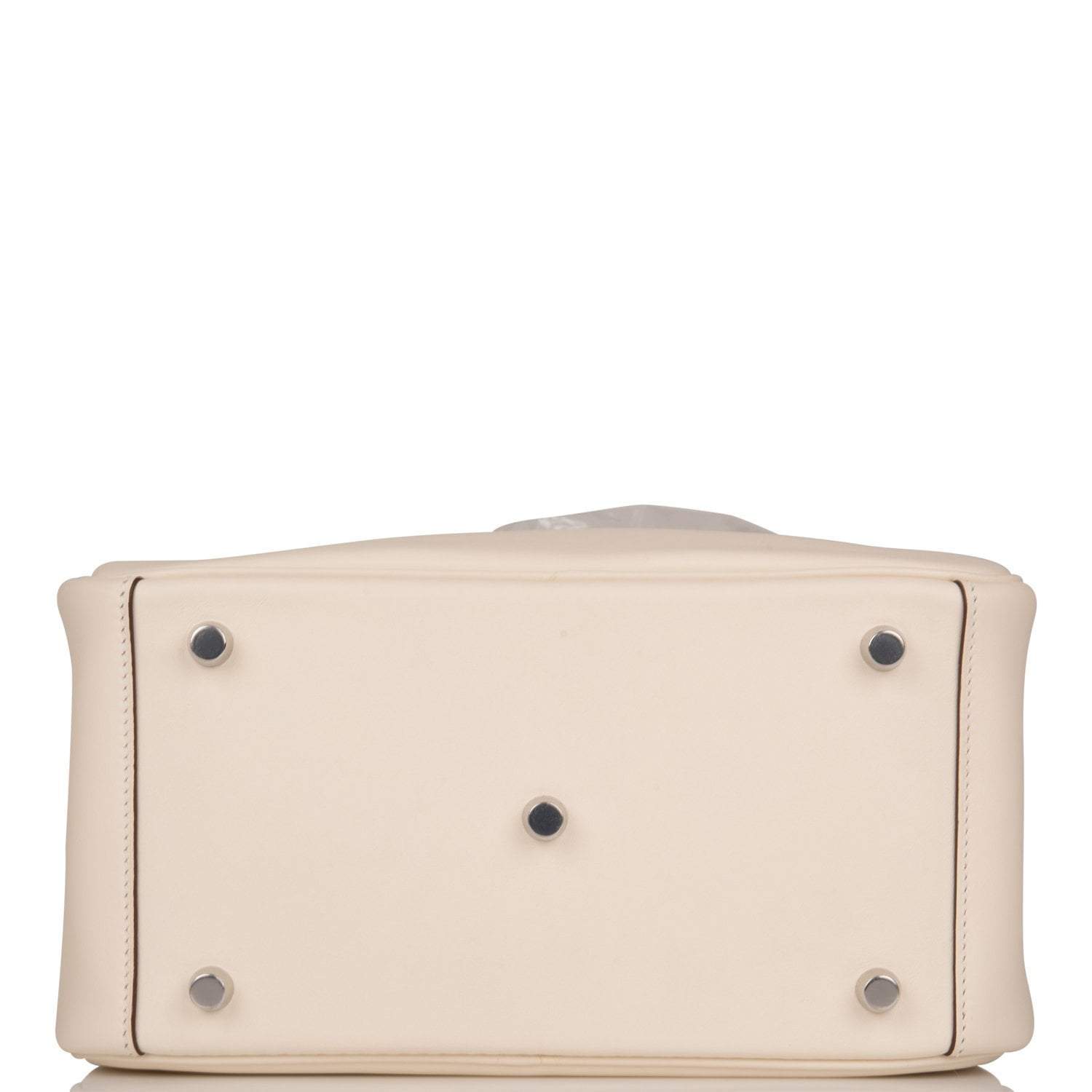 Hermes Lindy 26cm Nata Verso Swift Palladium Hardware