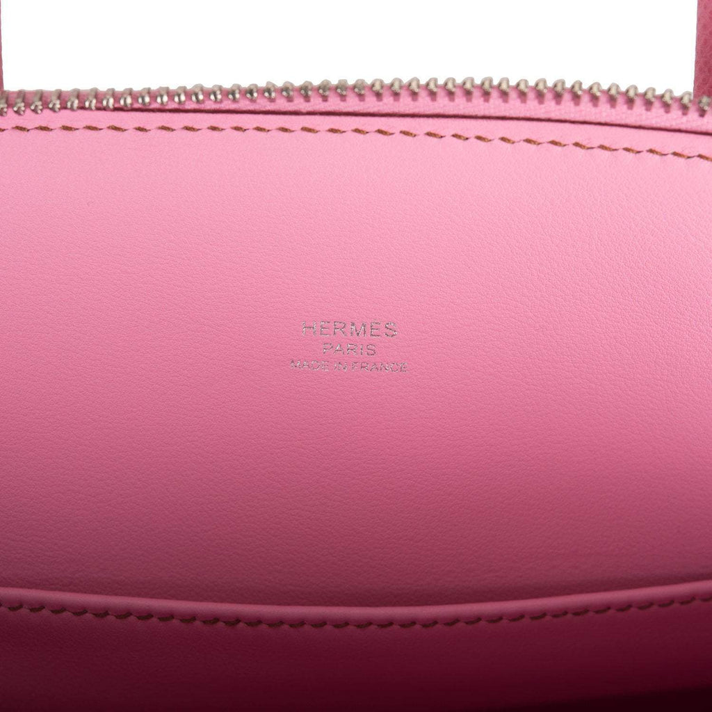 Hermes 1923 Bolide 25 Bubblegum 5P Epsom Palladium Hardware