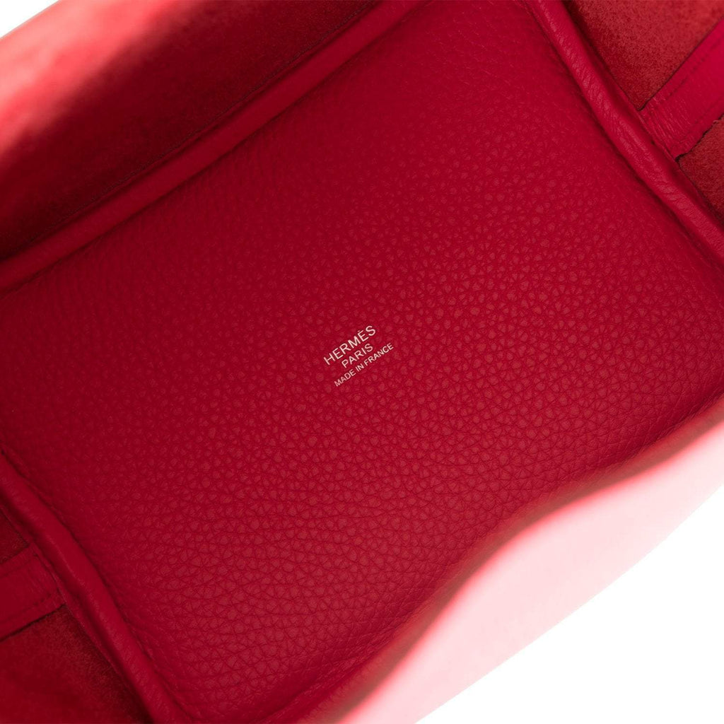 Hermes Picotin Lock 18 Rose Extreme Clemence Palladium Hardware