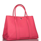 Hermes Garden Party 36 Rose Azalee Epsom Palladium Hardware