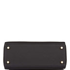 Hermes Kelly Retourne 25 Black Togo Gold Hardware