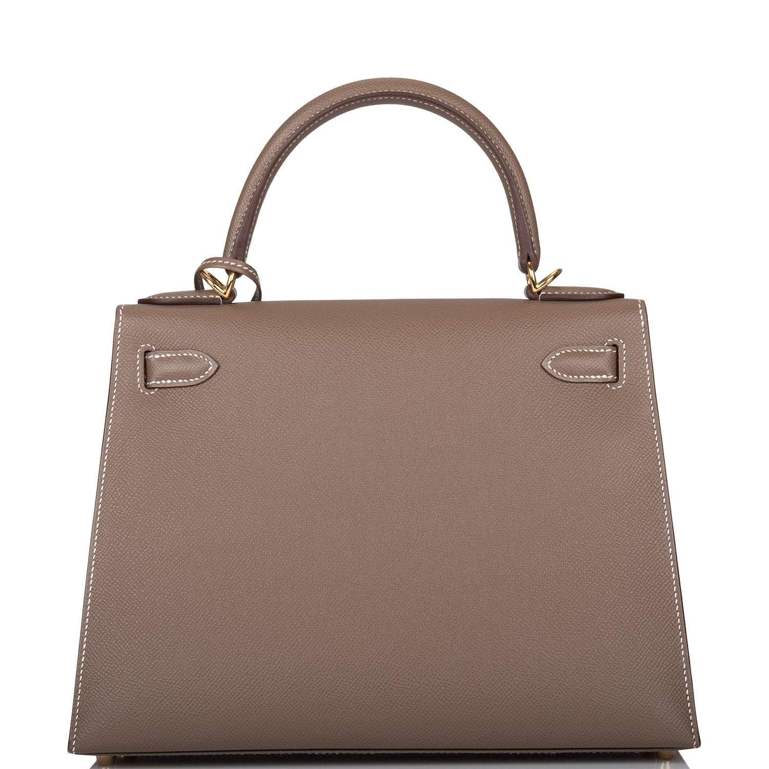 Hermes Etoupe Epsom Sellier Kelly 28cm Gold Hardware