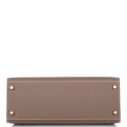 Hermes Etoupe Epsom Sellier Kelly 28cm Gold Hardware