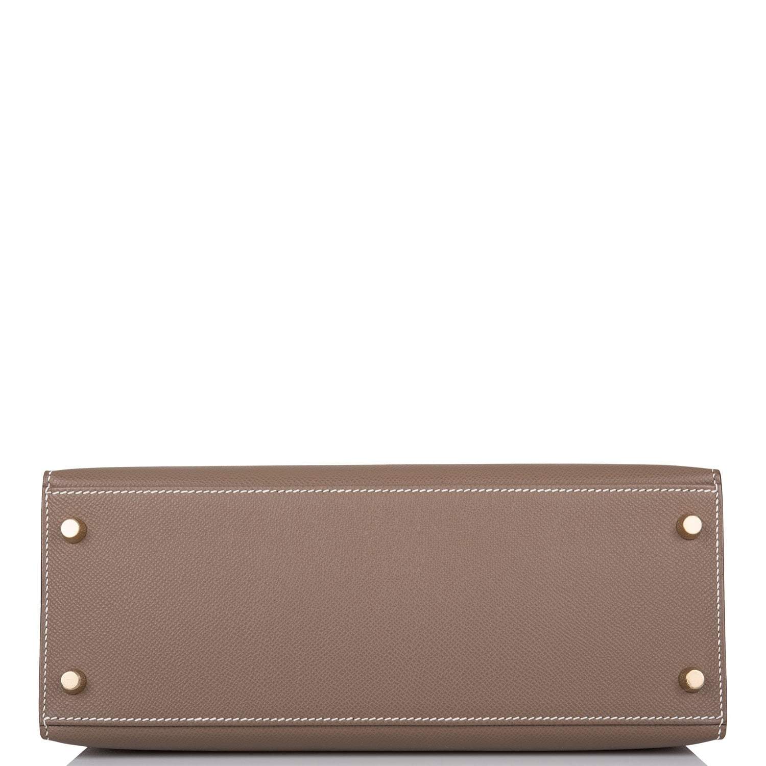 Hermes Etoupe Epsom Sellier Kelly 28cm Gold Hardware