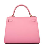 Hermes Horseshoe Stamp (HSS) Rose Confetti Verso Epsom Sellier Kelly 28cm Gold Hardware