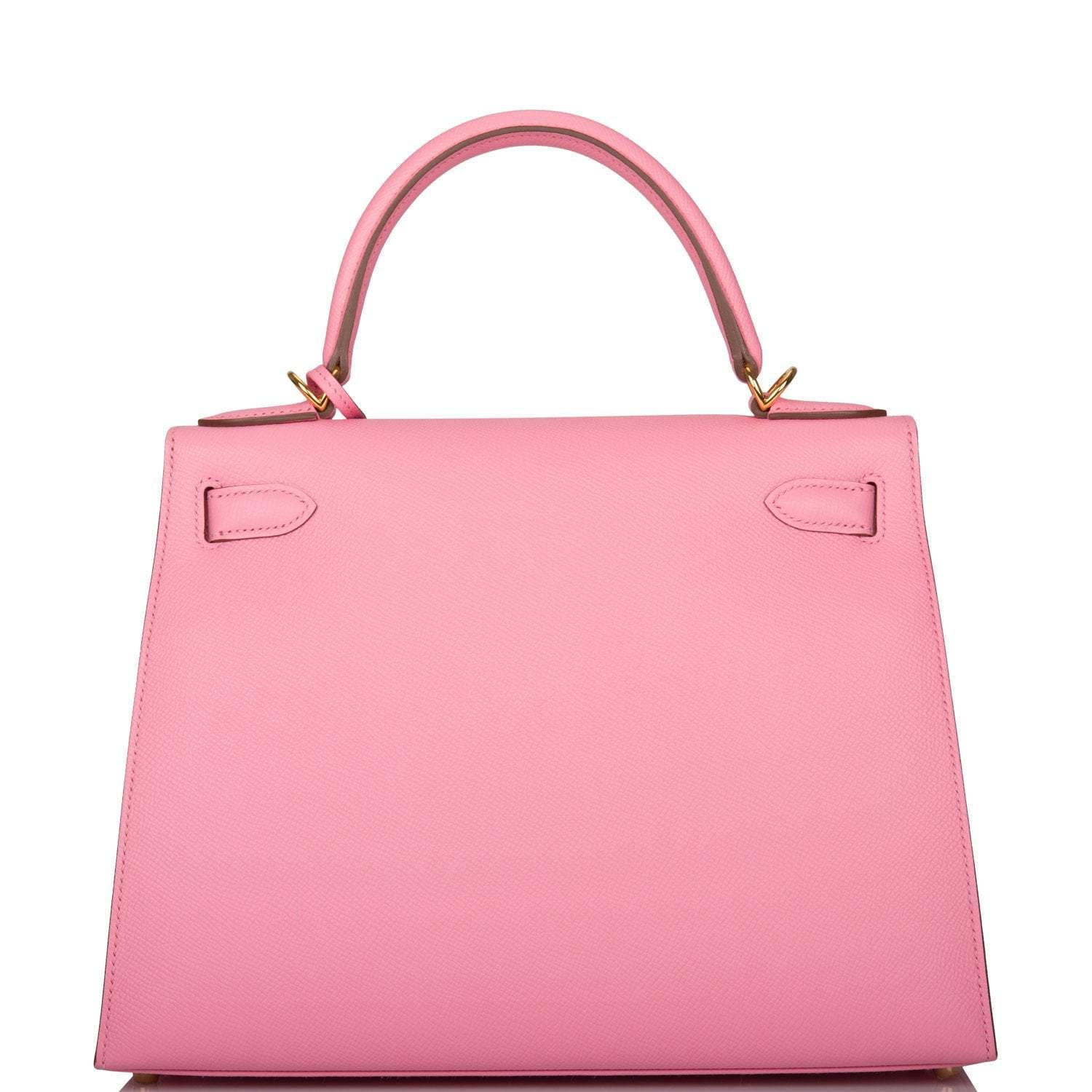 Hermes Horseshoe Stamp (HSS) Rose Confetti Verso Epsom Sellier Kelly 28cm Gold Hardware