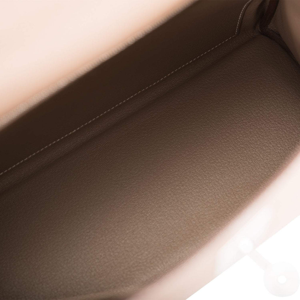 Hermes Kelly Retourne 32 Etoupe Togo Palladium Hardware