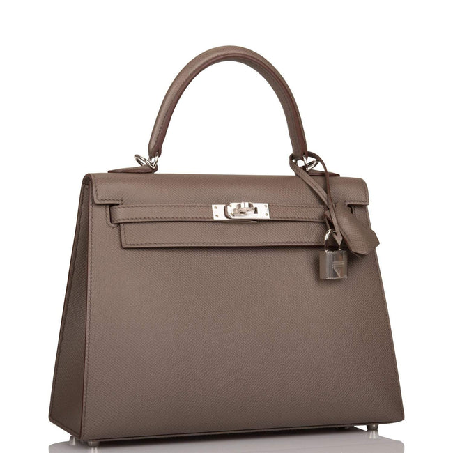 Hermes Etain Epsom Sellier Kelly 25cm Palladium Hardware Main Image