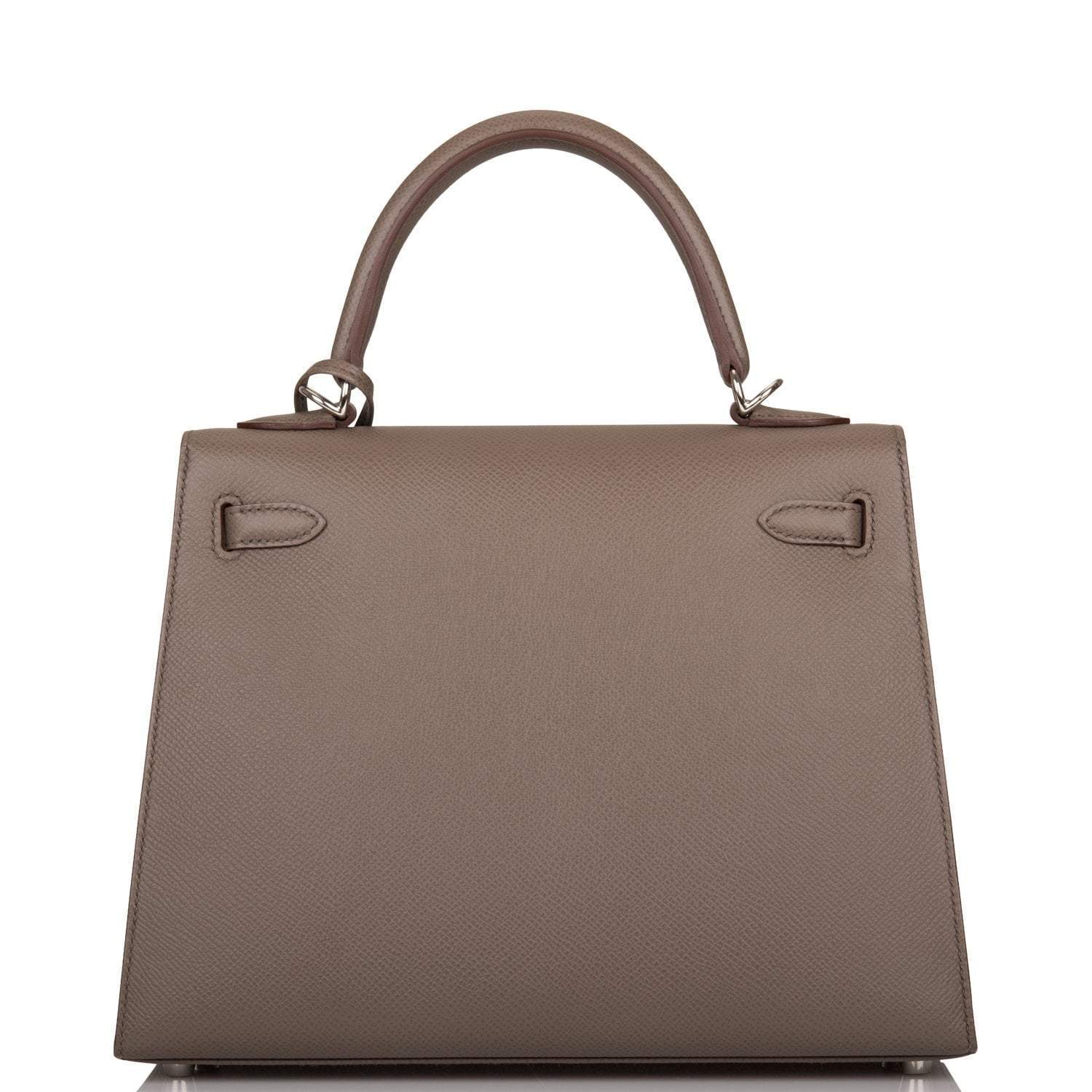 Hermes Etain Epsom Sellier Kelly 25cm Palladium Hardware