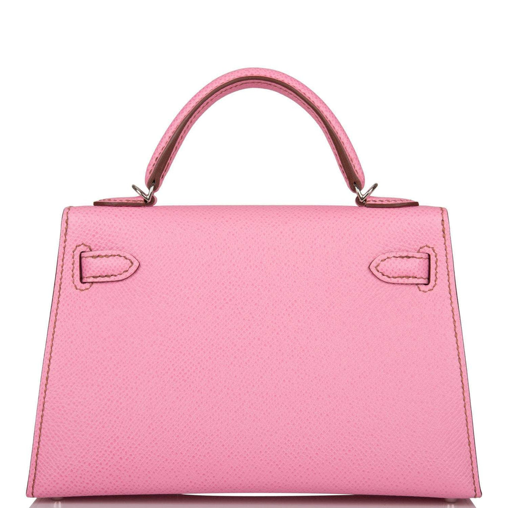 Hermes Bubblegum 5p Epsom Sellier Kelly 20cm Palladium Hardware