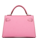 Hermes Bubblegum 5p Epsom Sellier Kelly 20cm Palladium Hardware
