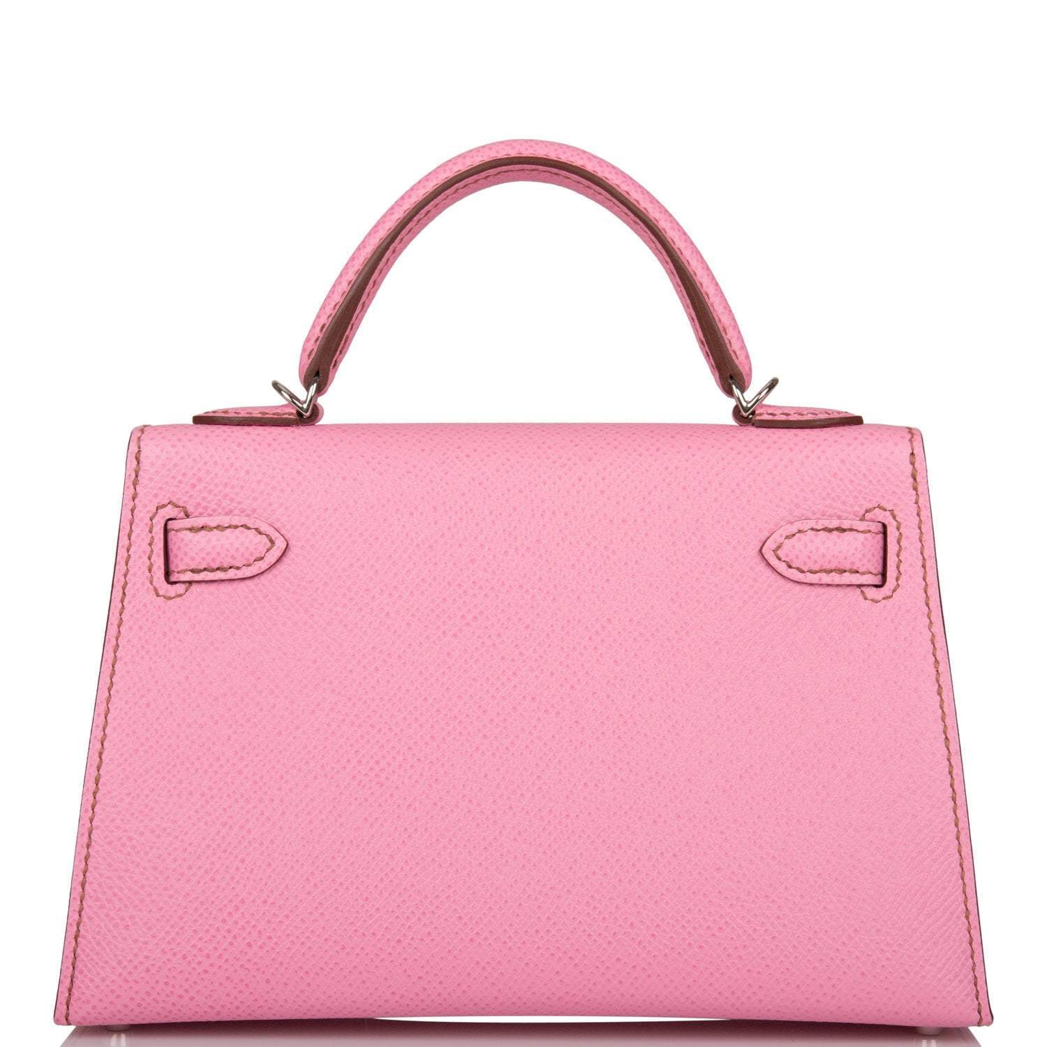 Hermes Bubblegum 5p Epsom Sellier Kelly 20cm Palladium Hardware