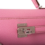 Hermes Bubblegum 5p Epsom Sellier Kelly 20cm Palladium Hardware