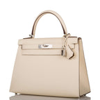 Hermes Nata Verso Epsom Sellier Kelly 28cm Palladium Hardware