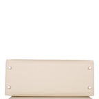 Hermes Nata Verso Epsom Sellier Kelly 28cm Palladium Hardware