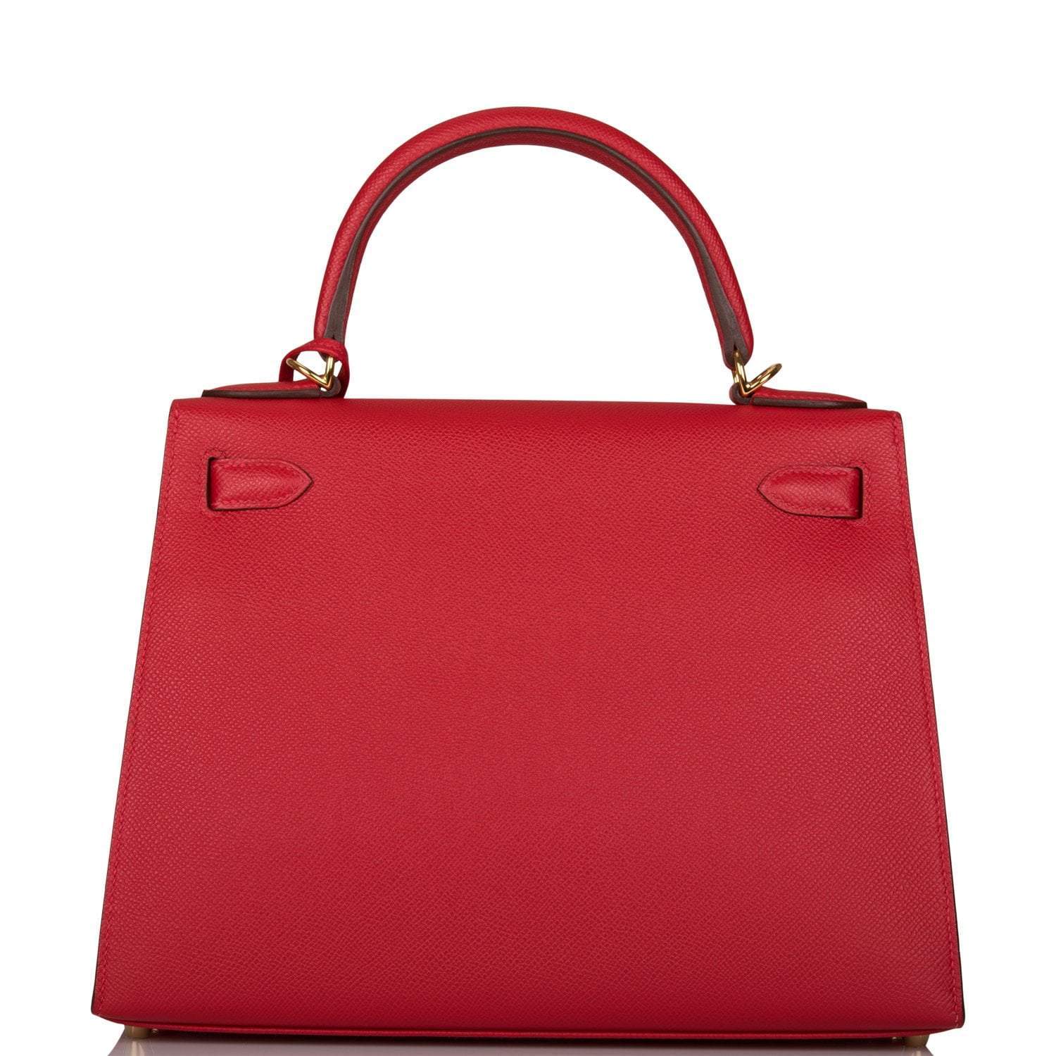 Hermes Rouge Casaque Epsom Sellier Kelly 28cm Gold Hardware