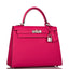 Hermes Rose Mexico Epsom Sellier Kelly 25cm Palladium Hardware