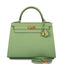 Hermes Vert Criquet Epsom Sellier Kelly 28cm Gold Hardware
