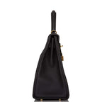 Hermes Kelly Retourne 32cm Black Togo Gold Hardware