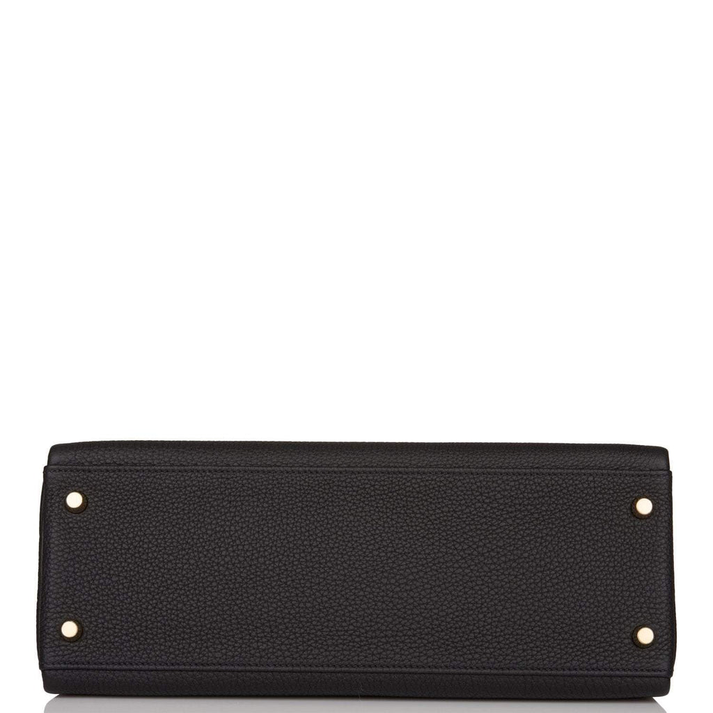 Hermes Kelly Retourne 32cm Black Togo Gold Hardware
