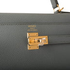Hermes Vert Amande Epsom Sellier Kelly 25cm Gold Hardware