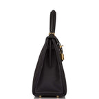 Hermes Black Togo Retourne Kelly 25cm Gold Hardware