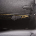 Hermes Black Togo Retourne Kelly 25cm Gold Hardware