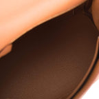 Hermes Gold Togo Retourne Kelly 25cm Gold Hardware