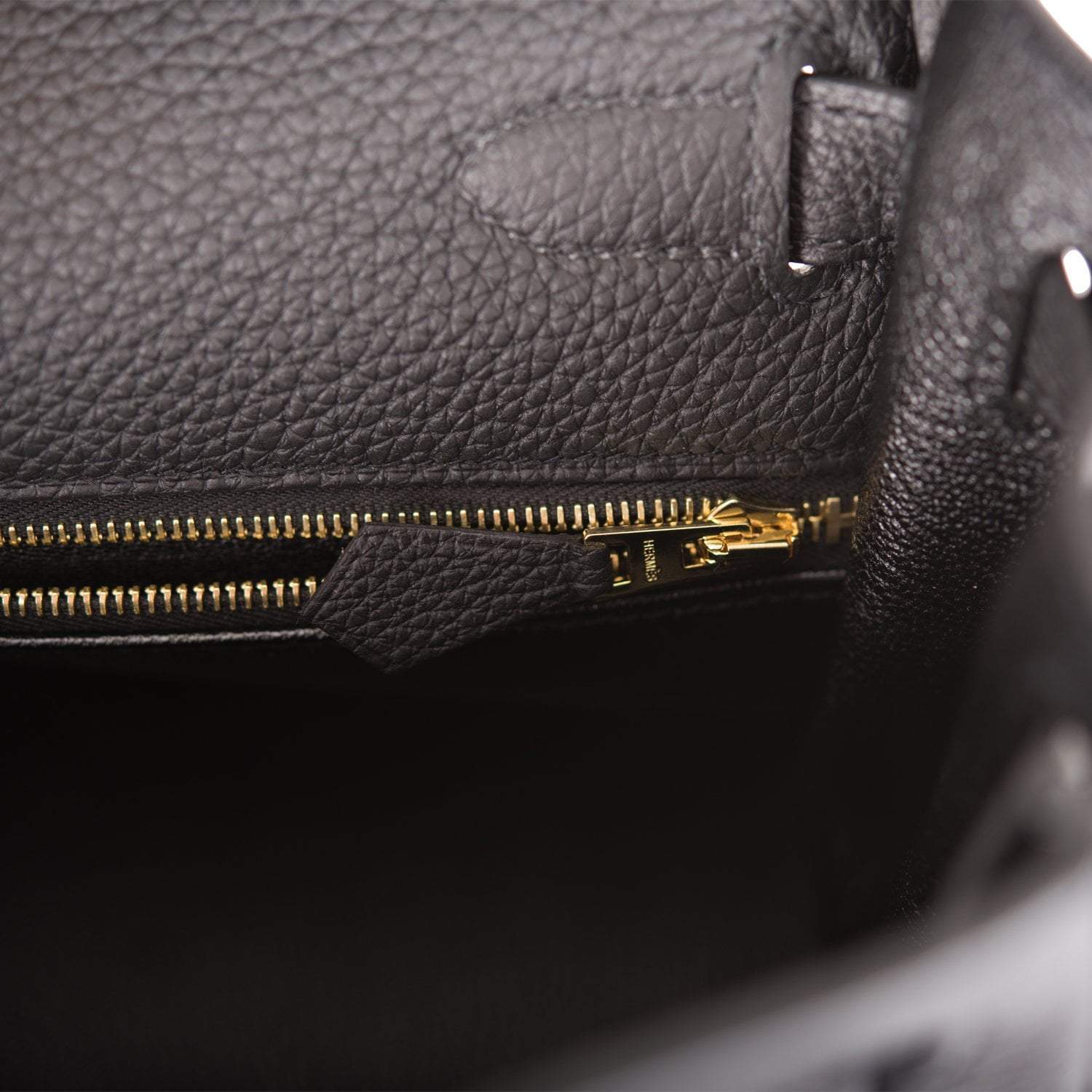 Hermes Black Togo Retourne Kelly 28cm Gold Hardware