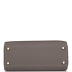 Hermes Etain Togo Retourne Kelly 25cm Gold Hardware